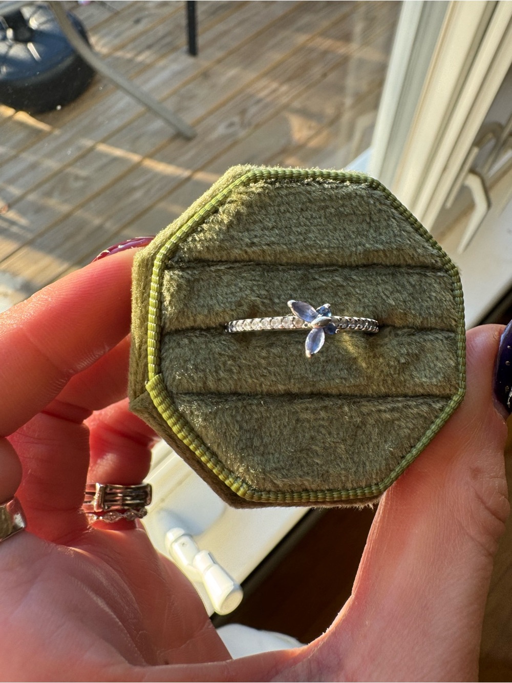 Pandora Butterfly Ring- size 7.75